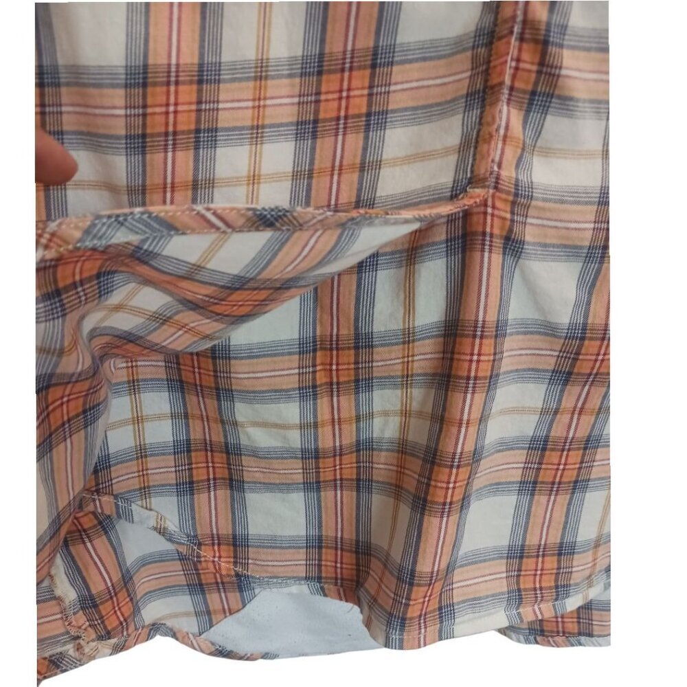 Aventura Women Plaid Button-Up Long-Sleeve Shirt Organic Cotton Multicolor Small - Picture 4 of 14